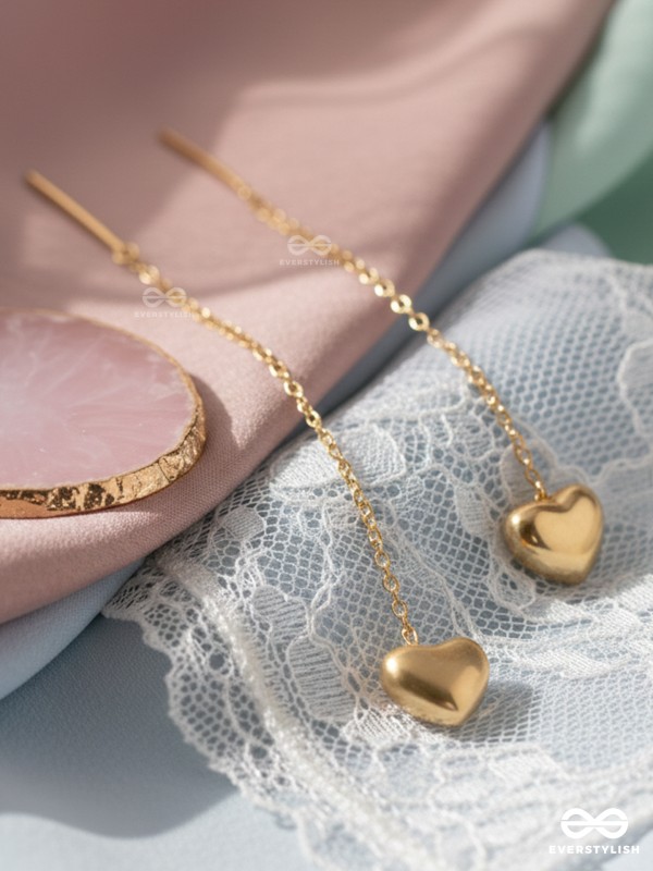 CUPID THREADS - ELEGANT DROP EARRINGS