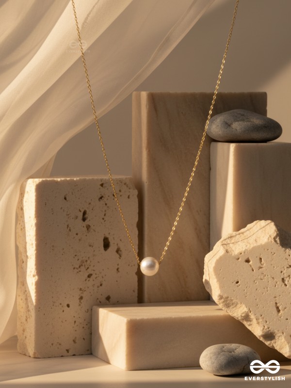 SOULPEARL – MINIMAL PEARL PENDANT NECKLACE