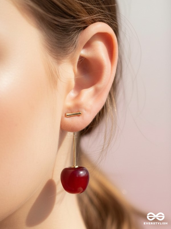 CHERRY POP – PLAYFUL CHERRY DROP EARRINGS