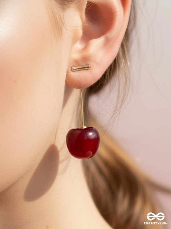 CHERRY POP – PLAYFUL CHERRY DROP EARRINGS