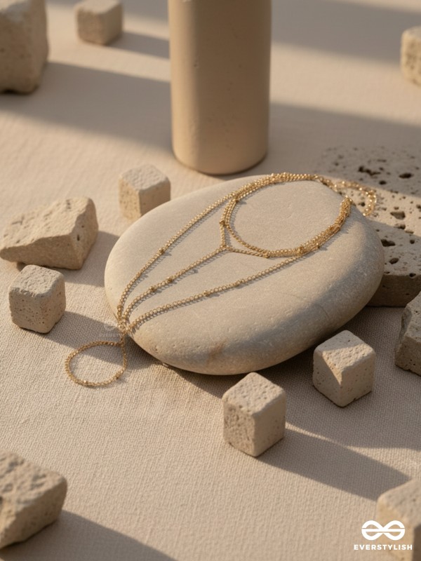 SOUL TIE – ELEGANT LAYERED HAND BRACELET