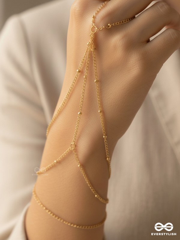 SOUL TIE – ELEGANT LAYERED HAND BRACELET
