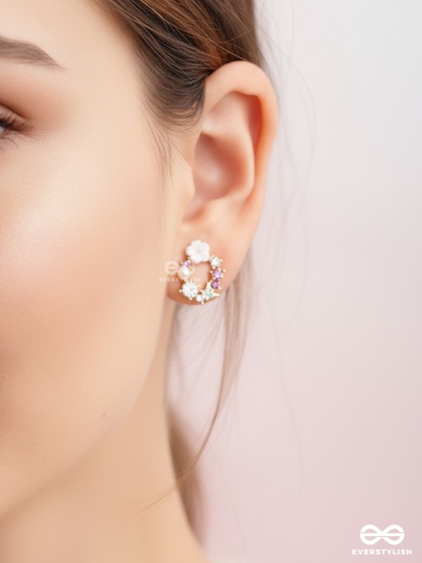 The Essence of Spring - Cute Embellished Earrings