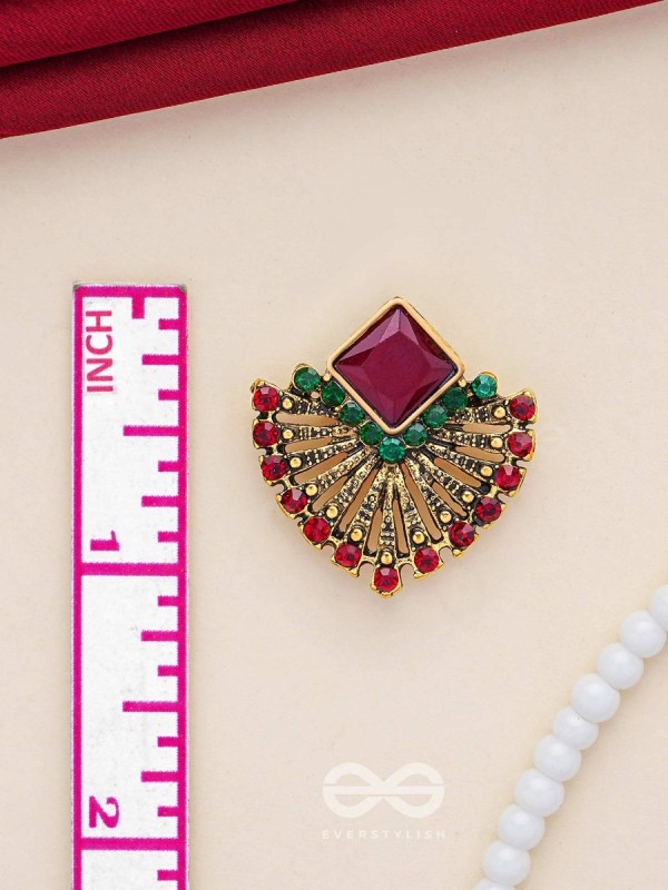 The Chic Ethnicity- Embellished Stud Earrings