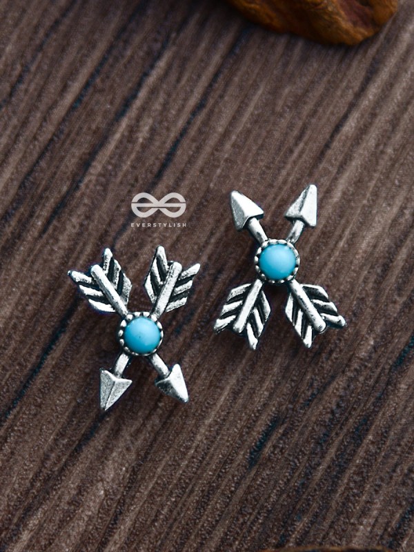 The Little Crossed Arrows - Tiny Trinket Earrings