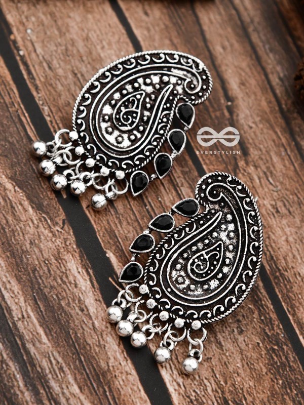 The Vintage Motifs - Onyx Black - The Embellished Oxidised Collection