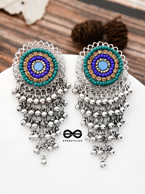 The Beaded Intricate Mesh - The Oxidised Boho Collection