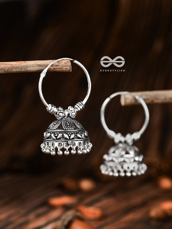 The Beautiful Intricate Hoop Jhumkis