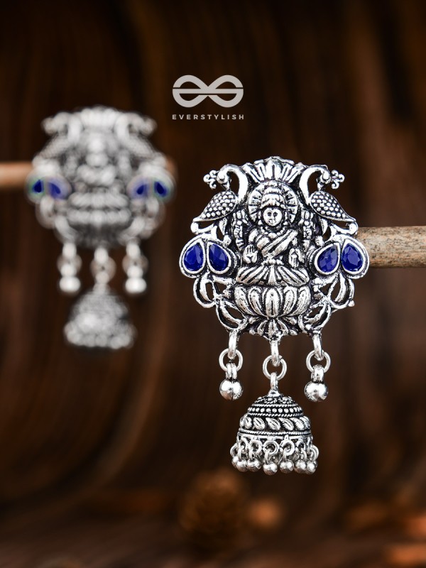 The Divine Goddess (Sapphire Blue) - Embellished Oxidised Collection