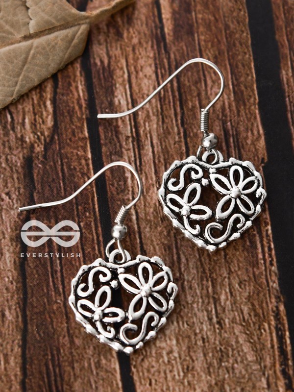 The Intricate Hearts - Tiny Trinket Earrings