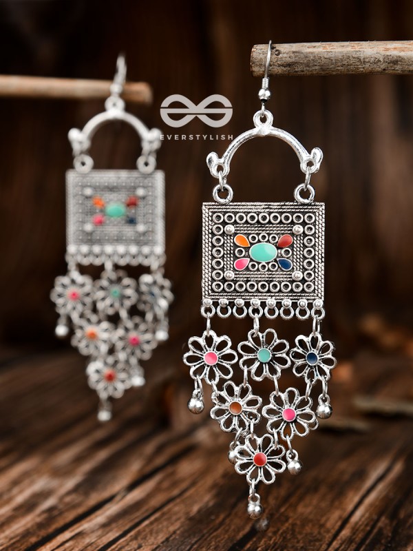 The Embellished Trunk Floral Mesh - The Oxidised Boho Collection