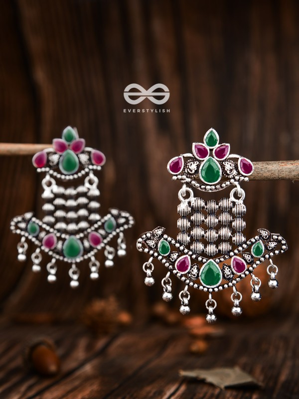 The Statement Makers (Ruby Emerald) - Embellished Oxidised Collection