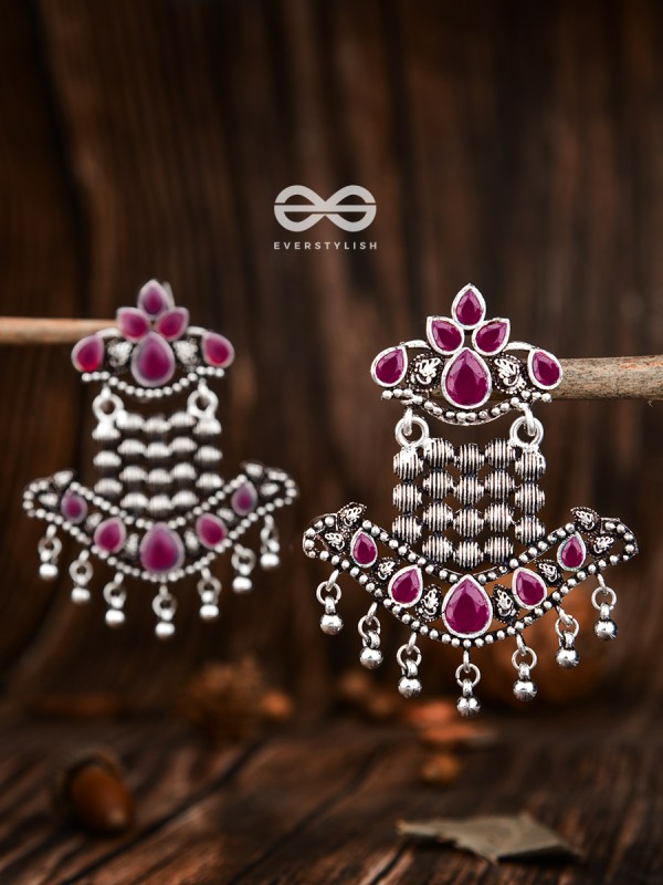 The Statement Makers (Ruby Red) - Embellished Oxidised Collection
