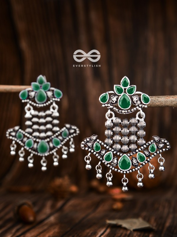 The Statement Makers (Emerald Green) - Embellished Oxidised Collection