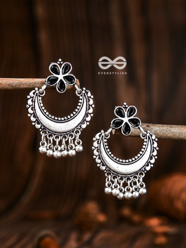 The Floral Moon - Onyx Black - The Embellished Oxidised Collection