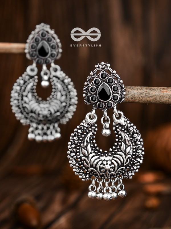 The Droplet Motifs - Onyx Black - The Embellished Oxidised Collection