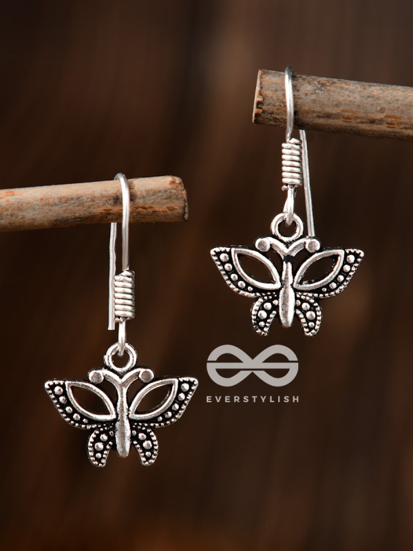 The Hanging Butterflies - Tiny Trinket Earrings