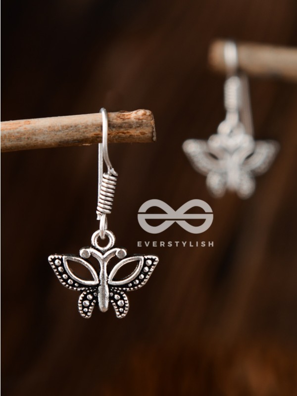 The Hanging Butterflies - Tiny Trinket Earrings