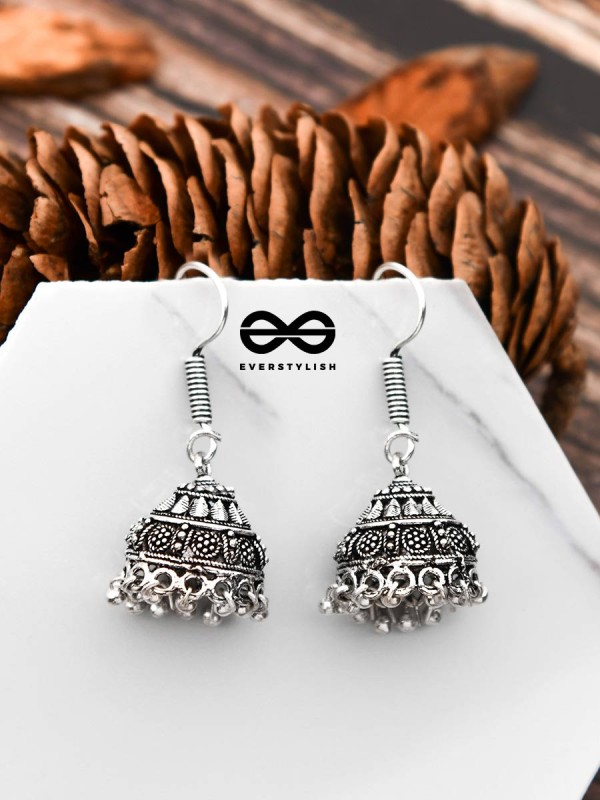 The Simple Little Jhumki - Tiny Trinket Earrings