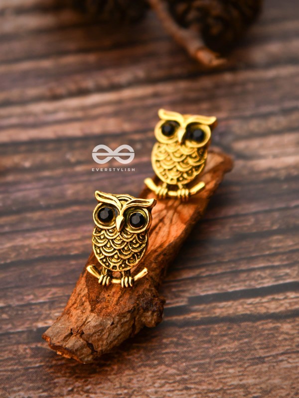 The Little Cute Owls - Tiny Trinket Earrings
