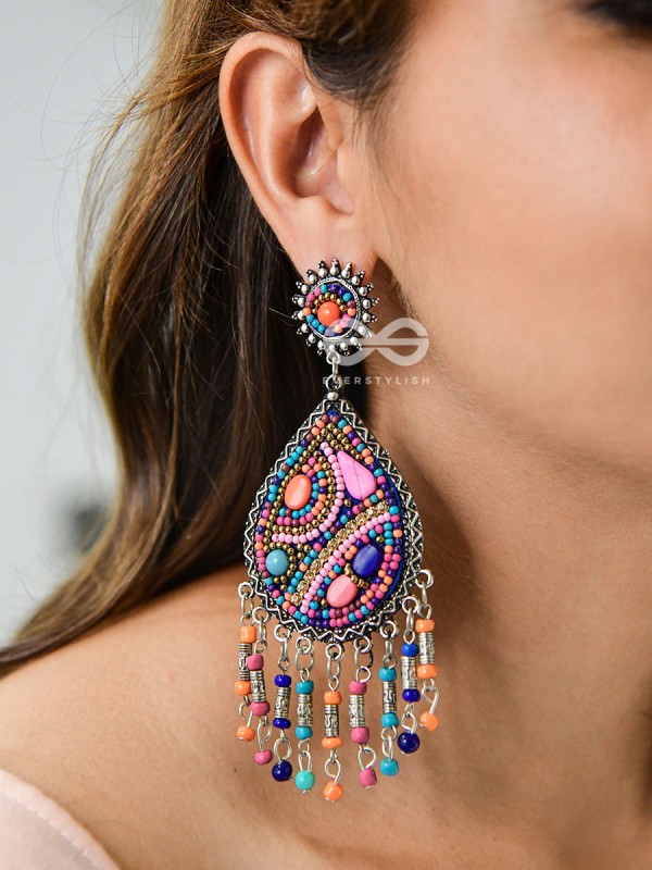 The Mesmerising Intricacy (Multicoloured) - Embroidered Oxidised Collection
