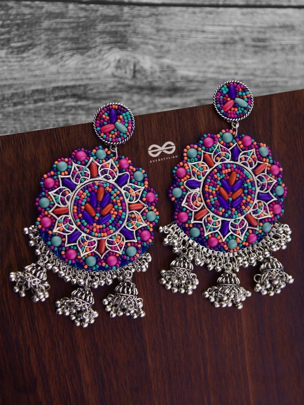 The Stunning Jaw-Droppers (Multicoloured) - Embroidered Oxidised Collection