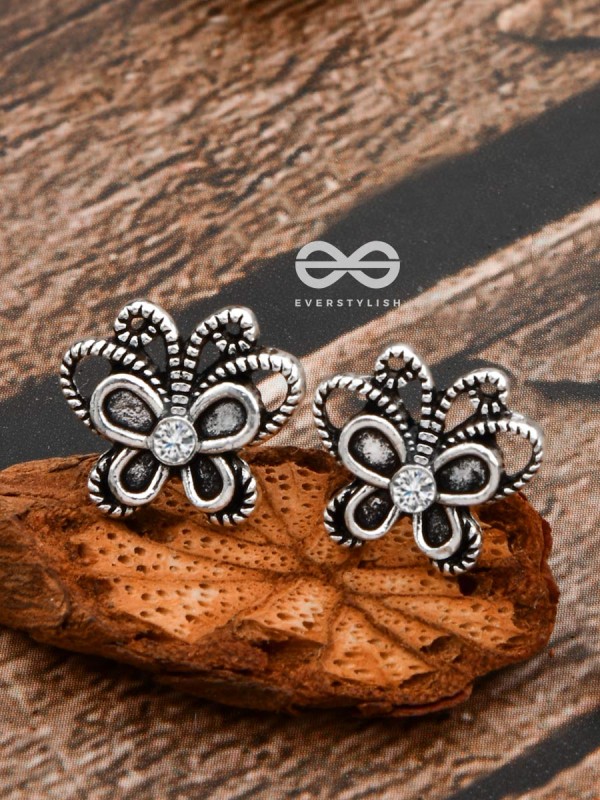 The Cute Little Butterfly Studs - Tiny Trinket Earrings