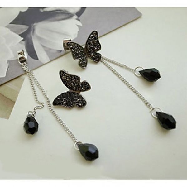Black Butterfly fall Earrings