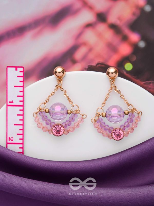 The Luxe Lotus- Golden Embellished Earrings