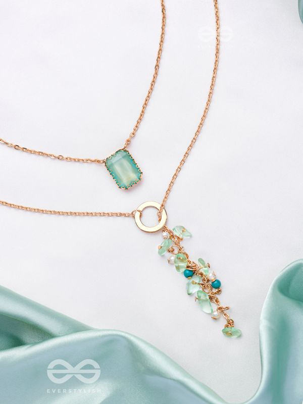 The Evergreen Charms - Classic Two Layered Neckpiece With Anti-Tarnish Coating