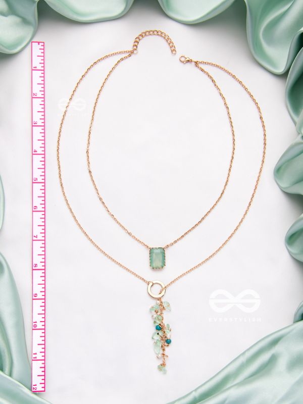 The Evergreen Charms - Classic Two Layered Neckpiece With Anti-Tarnish Coating