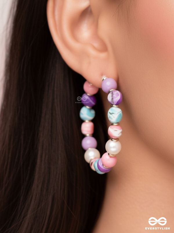 FUNKY FUNFAIR FANTASY - CUTE HOOP EARRINGS
