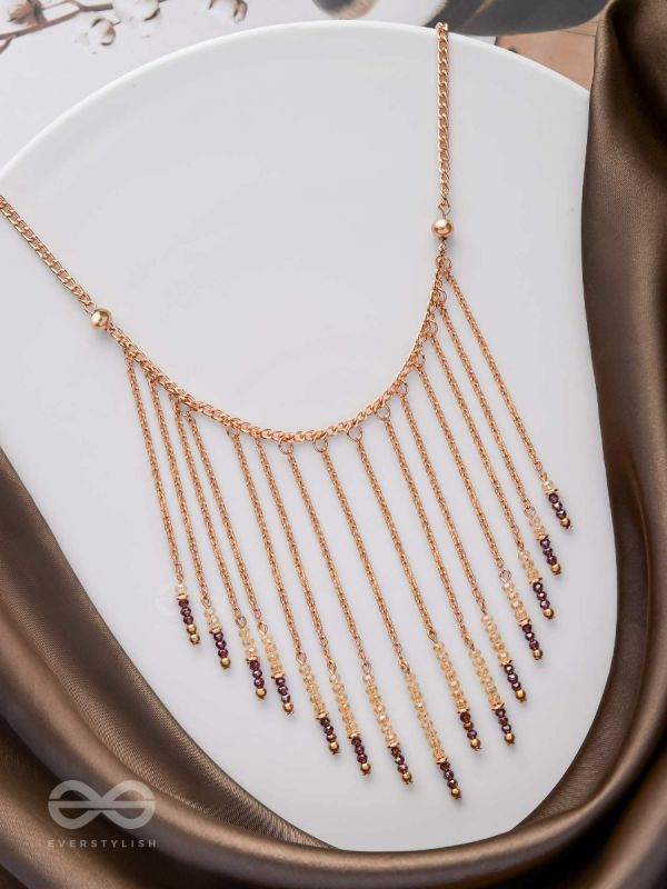 The Dancing Waterfall - Elegant And Casual Neckpiece With Anti-Tarnish Coating 
