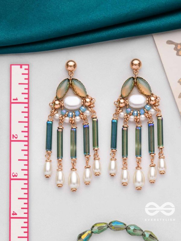 THE FOREST RAIN - STATEMENT DROP EARRINGS