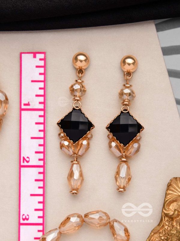 THE MYSTIC  NIGHTFALL - ELEGANT DROP EARRINGS