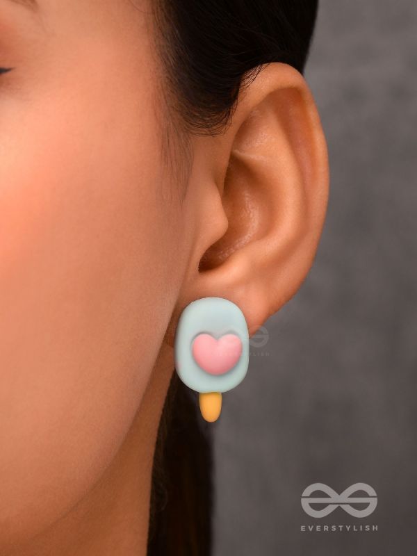 SCOOPS 'N CRUNCHES  - MISMATCHED ACRYLIC EARRINGS