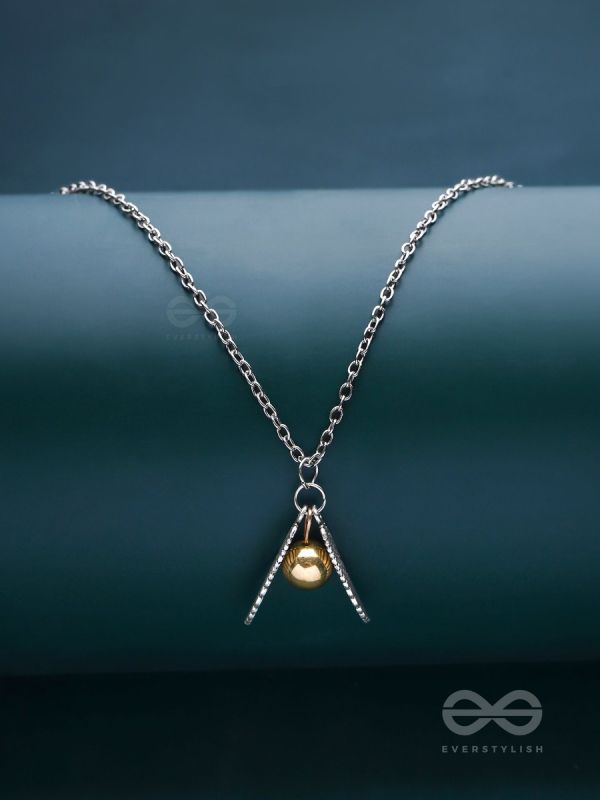 Resting Quidditch - Statement Silver Pendant