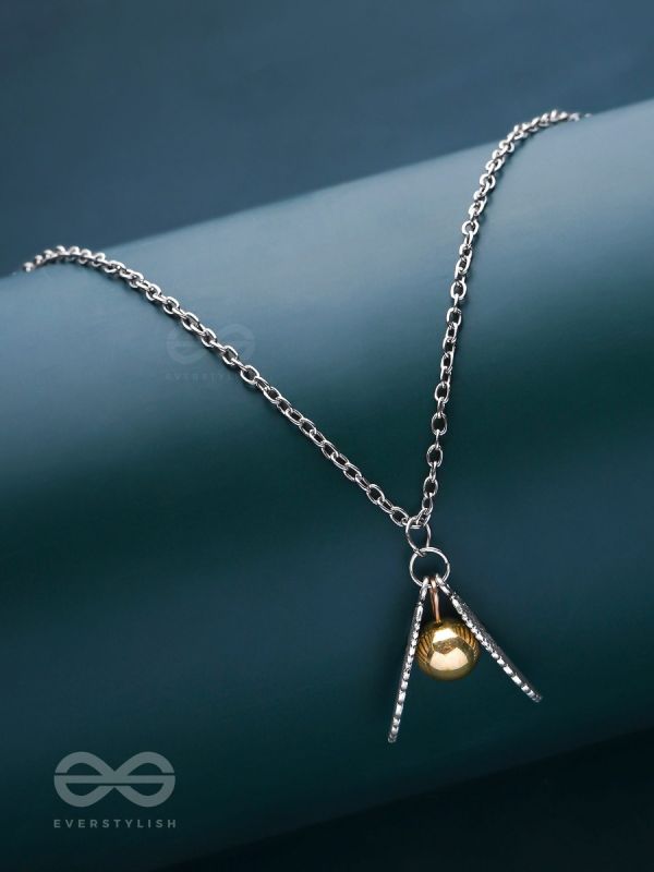Resting Quidditch - Statement Silver Pendant