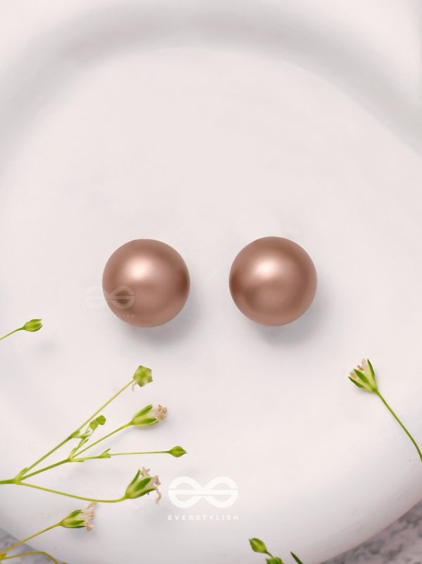 Drop Of Mocha - Casual Stud Earrings