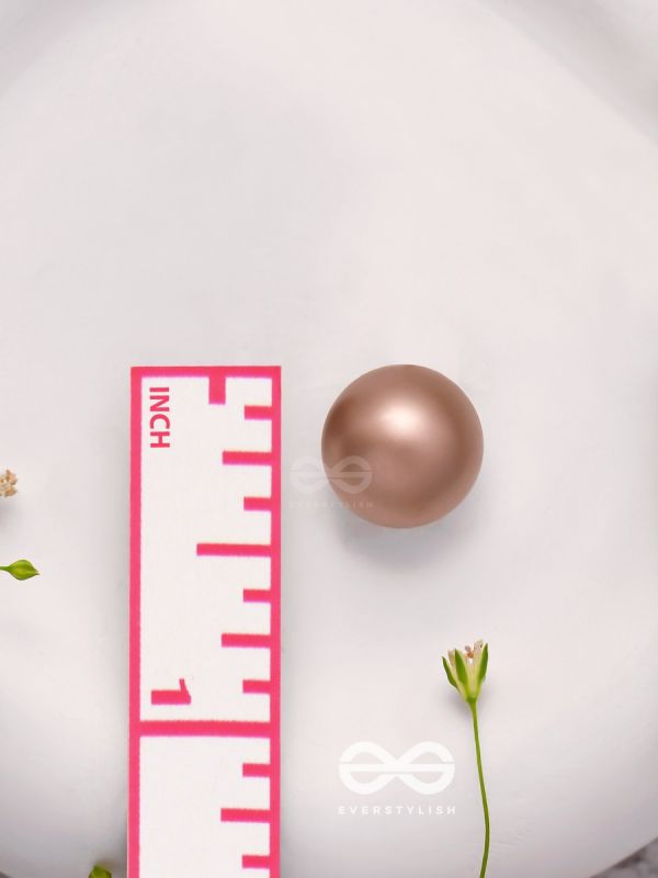 Drop Of Mocha - Casual Stud Earrings