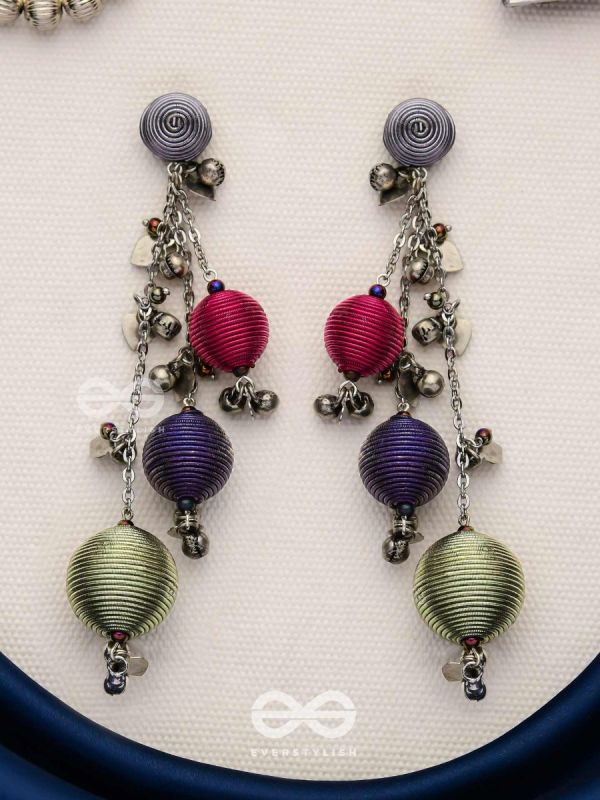 The Bouncy Baubles - Oxidised Earrings