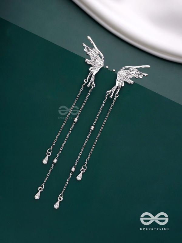 Angel Whispers- Divine Drop Ear cuffs (Both Ear)