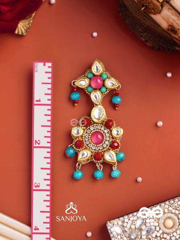 RANG TARANGINI – JAHNVI KAPOOR INSPIRED EARRINGS WITH COLORFUL BEADS, STONES, PEARLS AND INTRICATE DESIGN