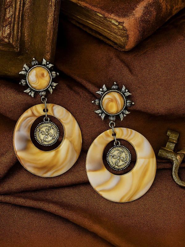 COIN HALO- BOHO HOOP EARRINGS