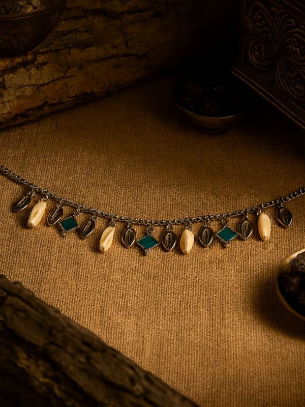 SEA SPELL - ENAMELLED BOHO NECKLACE