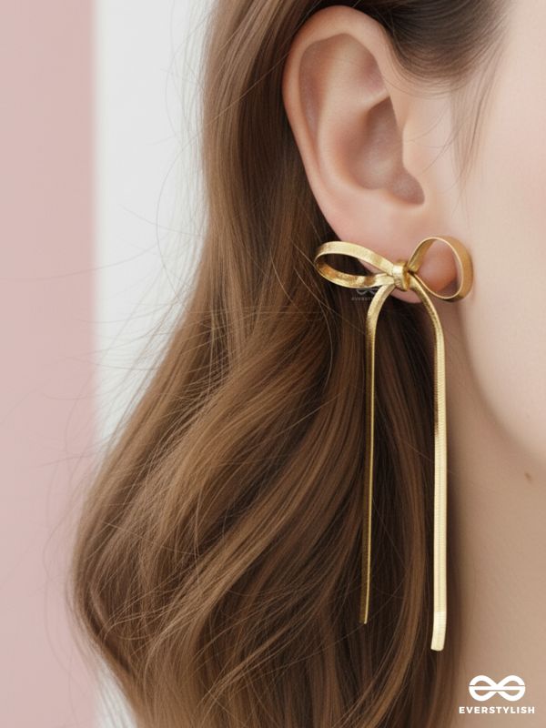 BOWLINE GLINT – MODERN GOLD RIBBON DROPS