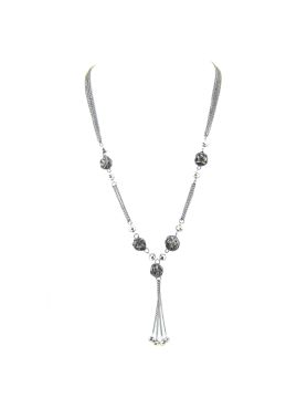 Grey Ball Necklace