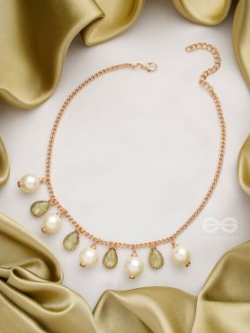 The Daisy Shrub- Golden Embellished Necklace