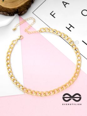 "The Chain of Command" - Golden Statement Neckpiece