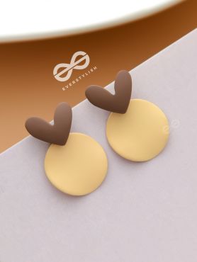 The Heart's Elegant Desires - Statement Earrings